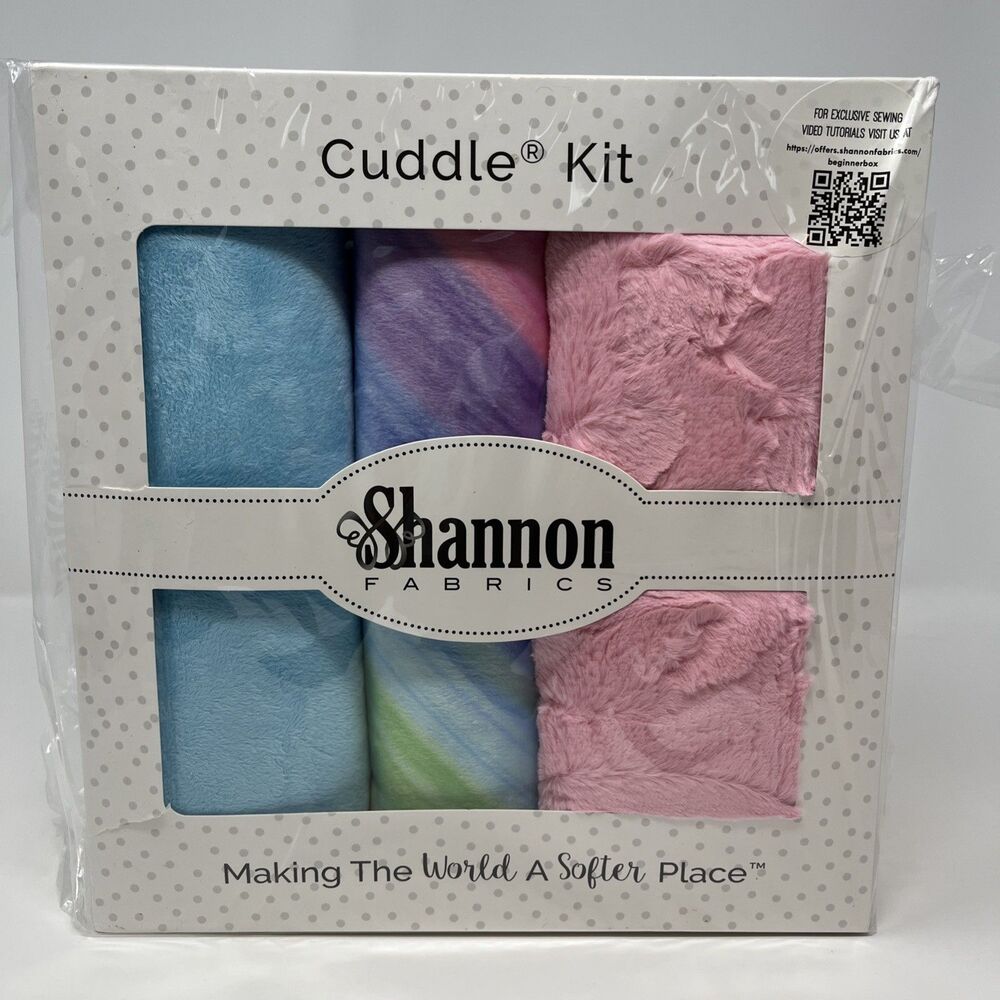 NEW Shannon Fabrics Rainbow Beginner Box Cuddle Kit Factory Sealed Minky